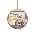thumbnail image 1 of Welcome Ragdoll Back to School Vintage Retro Ceramic Round Ornament Cat Lover Kitten Owner Gifts Idea Home Tree Decor - 02012, 1 of 5