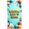 thumbnail image 1 of Welcome Ready to Learn Classroom Banner Educational Backdrop School Supplies Party Decorations Photography Props Classroom Decor, 1 of 7