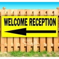 thumbnail image 1 of Welcome Reception 13 oz Vinyl Banner With Metal Grommets, 1 of 4