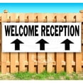 thumbnail image 1 of Welcome Reception 13 oz Vinyl Banner With Metal Grommets, 1 of 4