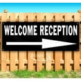 thumbnail image 1 of Welcome Reception 13 oz Vinyl Banner With Metal Grommets, 1 of 4