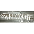 thumbnail image 1 of Welcome Rustic Wood Farmhouse Wall Sign (Gray) 8x24, 1 of 1