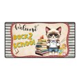thumbnail image 1 of Welcome Siamese Back to School Vintage Retro Desk Mat Full Keyboard Mouse Pad Cat Lover Kitten Owner Gifts Large Mousepad - 02012, 1 of 5