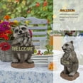 Sign Board Resin Garden Statue Outdoor Figurine Front Po