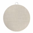 thumbnail image 1 of Welcome Sign for Front Door, Beige Round Metal Wall Art Wreaths, Rustic Farmhouse Solid Color Outdoor Indoor Wall Hanging Sign for Porch Decor Housewarming Gifts 7.9 Inch, 1 of 8
