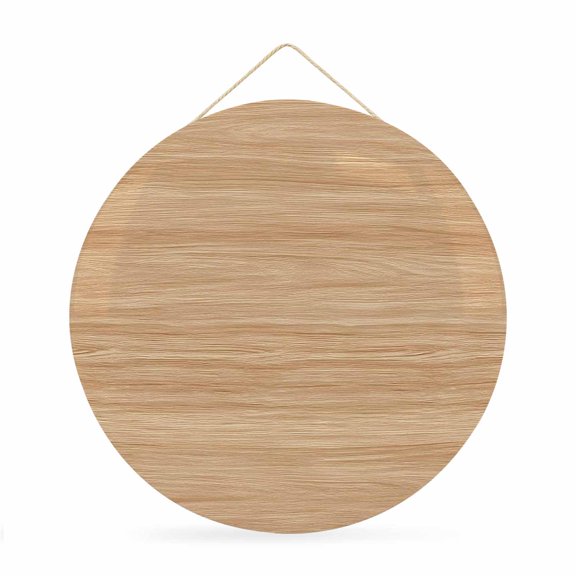 Welcome Sign for Front Door,Brown Wood Grain Round Metal Welcome Front Porch Decoration,Retro Western Farmhouse Wooden Board Wall Hanging Sign for Living Room Kitchen Hallway Housewarming Gift 12''