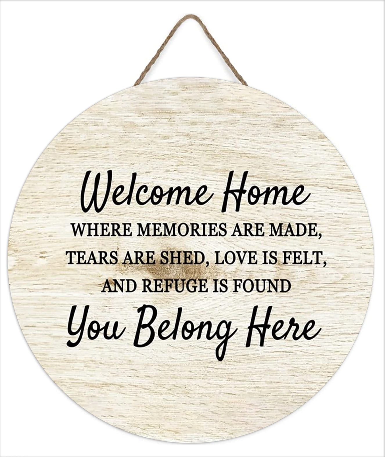 Sign for Front Door Home Where Memories Are Made