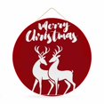 thumbnail image 1 of Welcome Sign for Front Door, Merry Christmas Round Metal Wall Art Wreaths, Red Xmas Elk Seasonal Winter Holiday Outdoor Indoor Wall Hanging Sign for Porch Decor Housewarming Gifts 11.8 Inch, 1 of 8