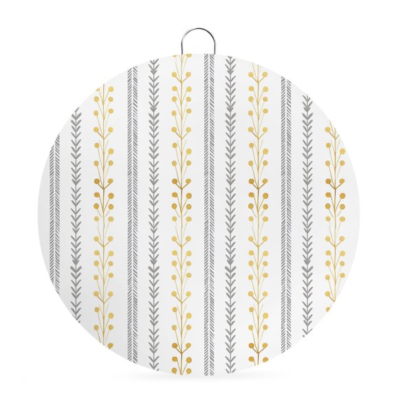 Welcome Sign for Front Door, Modern Bohemia Round Metal Wall Art Wreaths, Spring Floral Leaves Lines Simple Rustic Outdoor Indoor Wall Hanging Sign for Porch Decor Housewarming Gifts 5.9 Inch