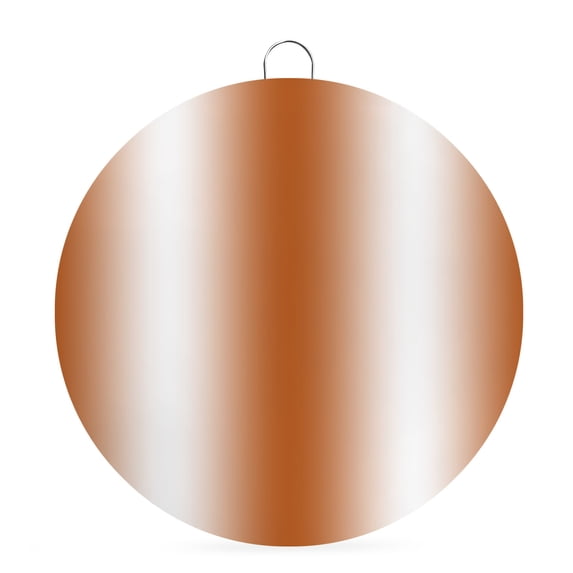 Welcome Sign for Front Door,Orange White Ombre Round Metal Welcome Front Porch Decoration,Farmhouse Country Minimalist Art Wall Hanging Sign for Living Room Kitchen Hallway Housewarming Gift 8''