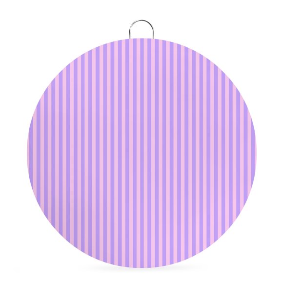 Welcome Sign for Front Door,Purple Pink Round Metal Welcome Front Porch Decoration,Geometric Vertical Striped Solid Rainbow Wall Hanging Sign for Living Room Kitchen Hallway Housewarming Gift 6''