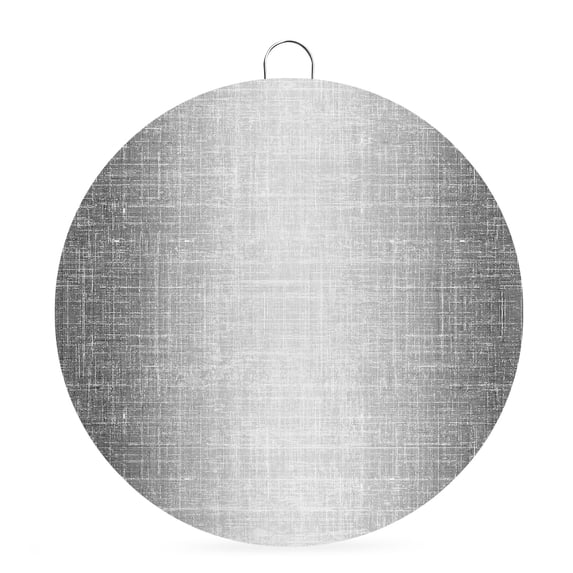 Welcome Sign for Front Door, Slate Gray Round Metal Wall Art Wreaths, Vintage Ombre Solid Color Minimalist Farmhouse Outdoor Indoor Wall Hanging Sign for Porch Decor Housewarming Gifts 5.9 Inch