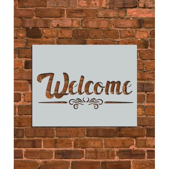 Welcome Sign Stencil