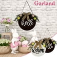 thumbnail image 1 of Welcome Sign for Front Door Wreath Decorations for All Seasons Front Porch Decor Hanging Gift for Farmhuose Home Outdoor Indoor, 1 of 3