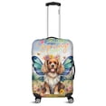 thumbnail image 1 of Welcome Spring Fairy Cavalier King Charles Spaniel in Flower Meadow Travel Luggage Cover Dog Lover Gifts Suitcase Dust Protective Decor - 13002, 1 of 5