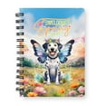 thumbnail image 1 of Welcome Spring Fairy Dalmatian in Flower Meadow Spiral Bound Journal Dog Lover 5x7in Spiral Notebook - 13002, 1 of 5