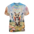 thumbnail image 1 of Welcome Spring Fairy Rat Terrier in Flower Meadow All Over Print 3D Shirt Unisex Merch Ratty Dog Lover - 13002, 1 of 6