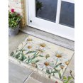 Spring Floral Rustic Flowers Daisies Wildflowers Doormat