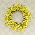 thumbnail image 1 of Welcome Spring Flower Wreaths for Front Door Wreath 17.7 inch Farmhouse Outdoor Spring Wreath, 1 of 6
