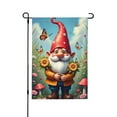 thumbnail image 1 of Welcome Spring Garden Gnome Flag 12x18 Inch Double Sided Cute Flower Butterfly Gnome Yard Flag Seasonal Outdoor Decor For Garden Lawn Patio, 1 of 8