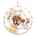 thumbnail image 1 of Welcome Spring Rustic Hen 3D Wind Spinner Kinetic Metal Hanging Farmhouse Kitchen Round, 1 of 5
