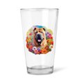 thumbnail image 1 of Welcome Spring Summer Chinese Shar-Pei Portrait Flower Blue Sky 16oz Pint Beer Glass Mug Dog Lover Beer Glasses Cup - 12001, 1 of 5