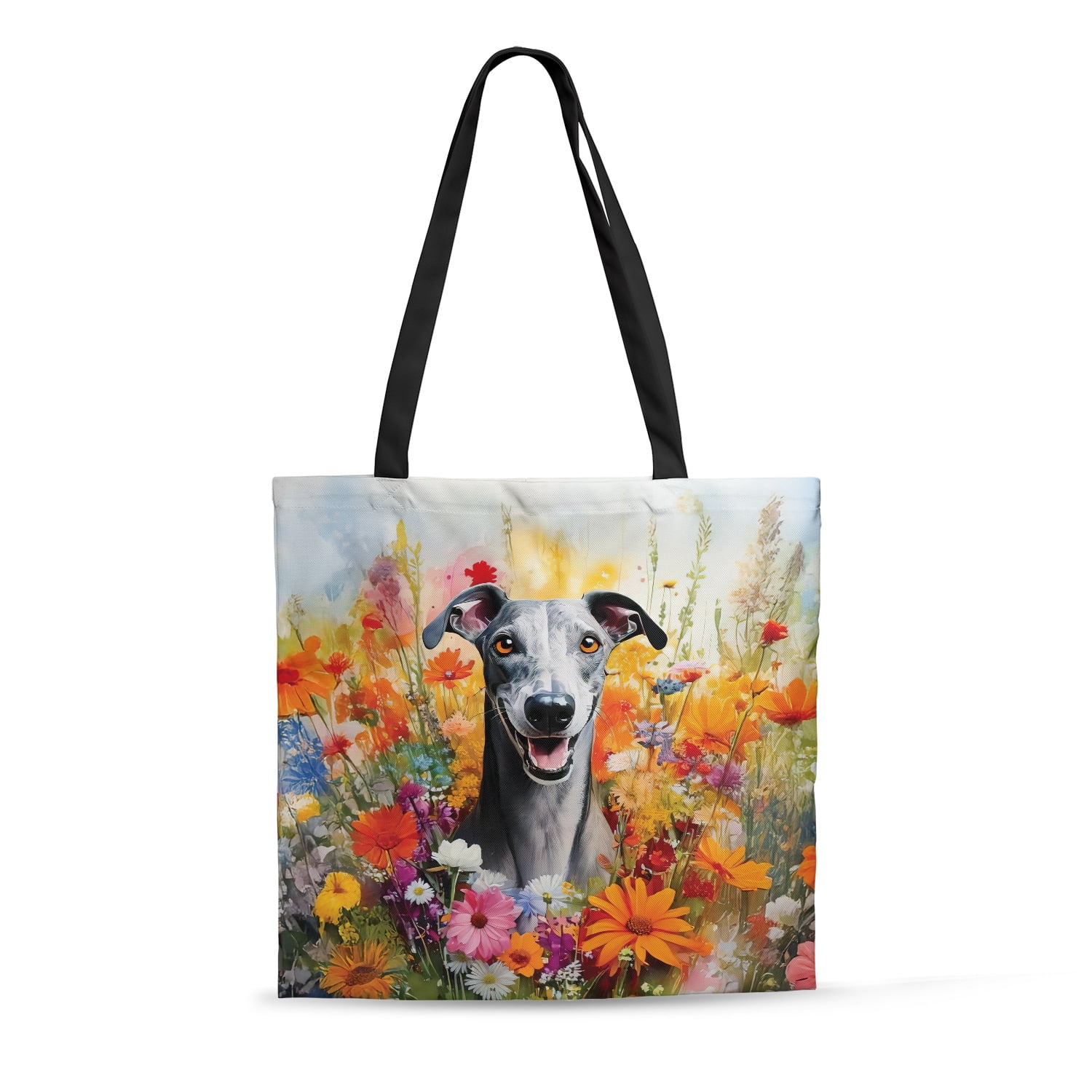 Welcome Spring Summer Doberman Pinscher Portrait Flower Blue Sky