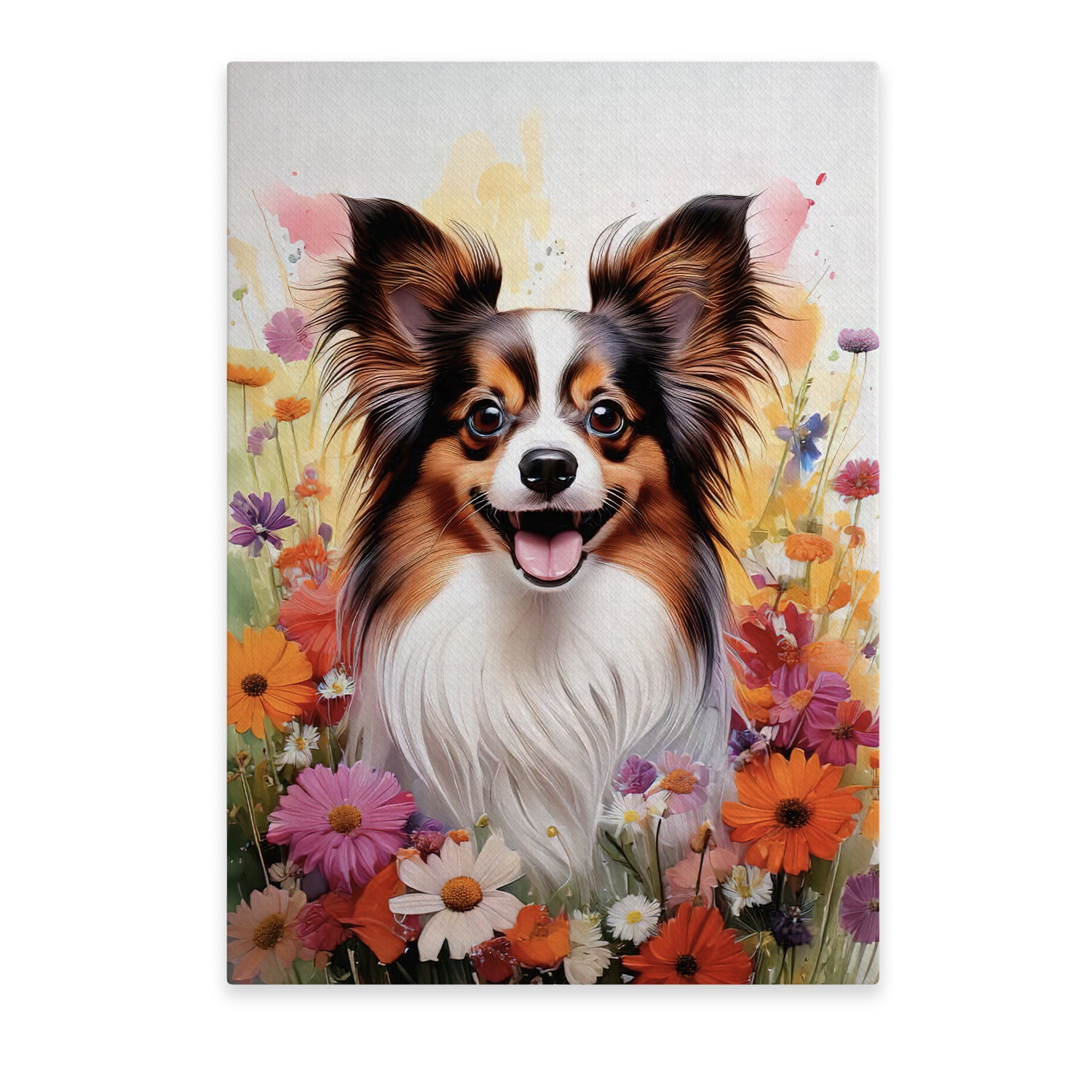 Welcome Spring Summer Papillon Portrait Flower Blue Sky Vertical Matte ...