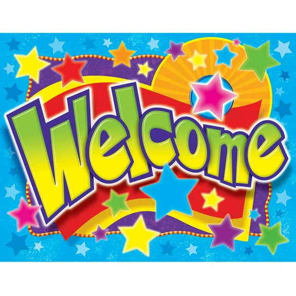 Welcome Stars Learning Chart 17x22 [T38334]