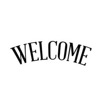 Welcome Stencil by StudioR12 Skinny Handwritten Word Art - Small 11 x  5-inch Reusable Mylar Template Painting, Chalk, Mixed Media Use for  Journaling, DIY Home Decor- STCL1197_3 