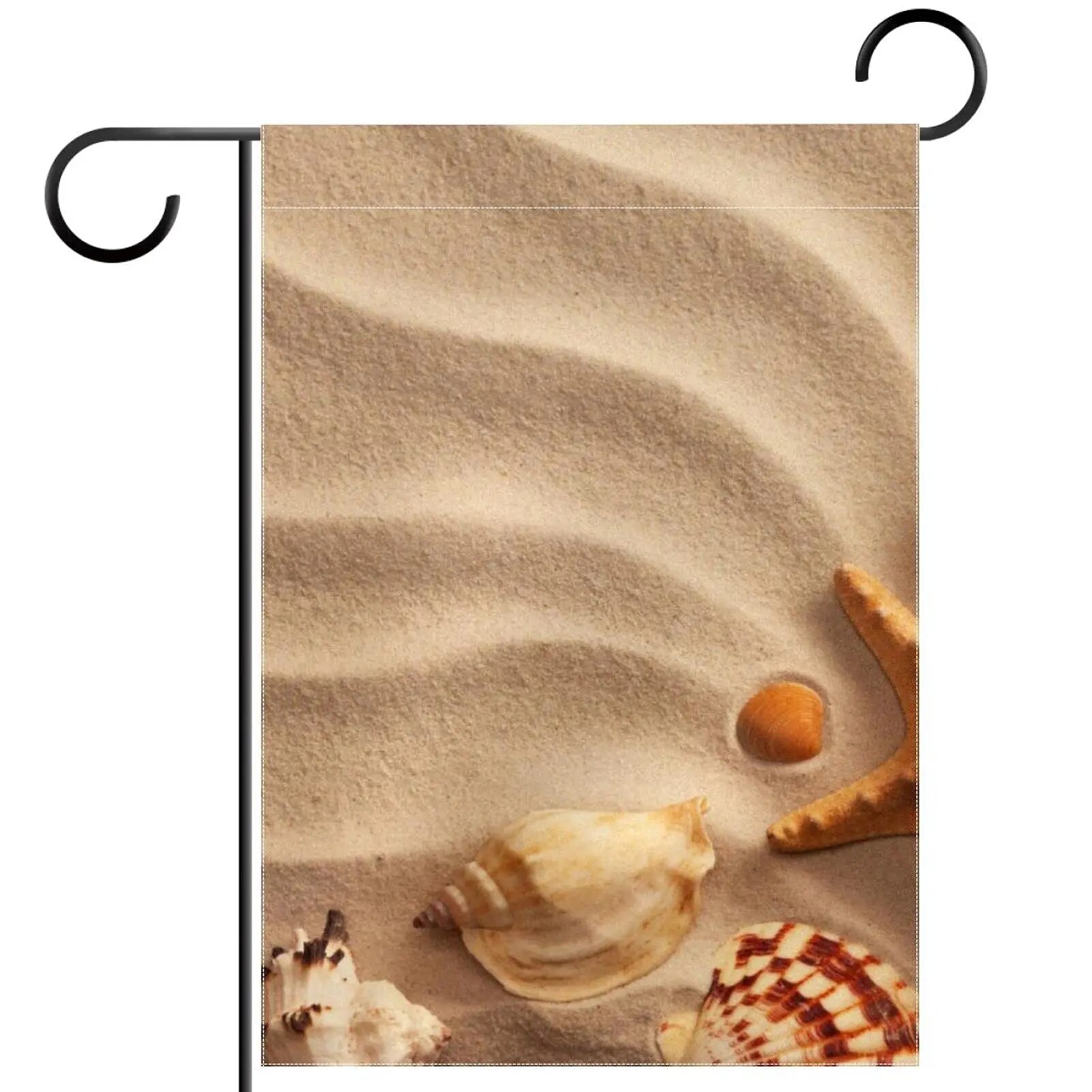 Summer Coastal Garden Flag Nautical Tropical Conch StarShell