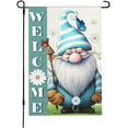 thumbnail image 1 of Welcome Summer Flower Garden Flag Gnome Garden Flag Butterfly Summer Garden Flag 12x18 Double Sided Seasonal Garden Flags for Home Garden Yard Patio Farmhouse Summer Decorations, 1 of 6