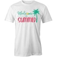 thumbnail image 1 of Welcome Summer T-Shirt | Cool Summertime White Tee Gift, 1 of 5