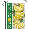 thumbnail image 1 of Welcome Summer Three Lemon Garden Flag Spring Summer Double Sided Vertical Rustic Burlap Farmhouse Small Yard Seasonal Holiday Outdoor Decor 12.5 × 18 Inch, 1 of 6