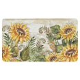 thumbnail image 1 of Welcome Sunflower Floral Botanical Doormat,No Slip Durable Rugs Funny Floor Door Mats for Indoor Outdoor Kitchen, 1 of 6