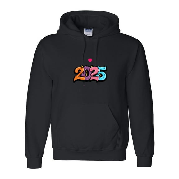 Welcome To 2025 New Year Celebration Future Event Party Graphic Hoodie, up to size 5XL