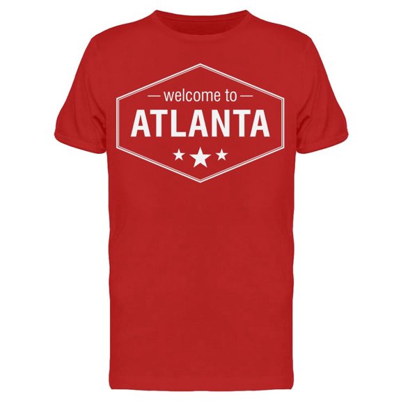 Welcome To Atlanta Stars T-Shirt Men -Image by Shutterstock, Male x-Large