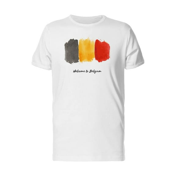 Welcome To Belgium Splashart T-Shirt Men -Image by Shutterstock, Male x-Large