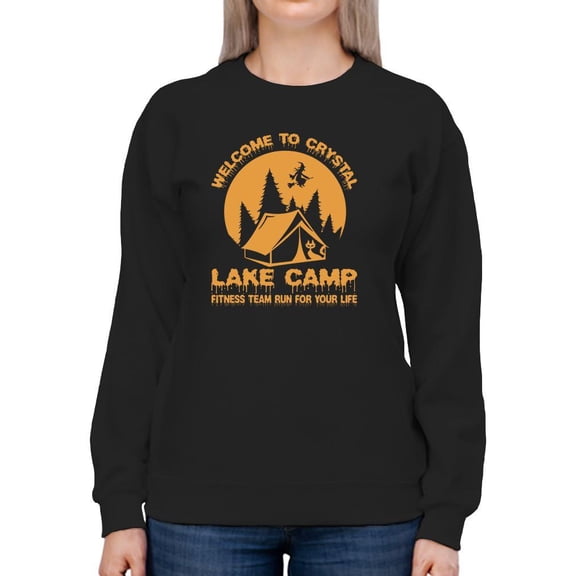 Welcome To Crystal Lake Camp Sweatshirt Women -Image by Shutterstock, Female 5X-Large