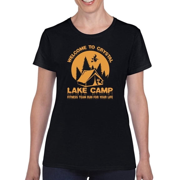 Welcome To Crystal Lake Camp T-Shirt Women -Image by Shutterstock, Female Medium