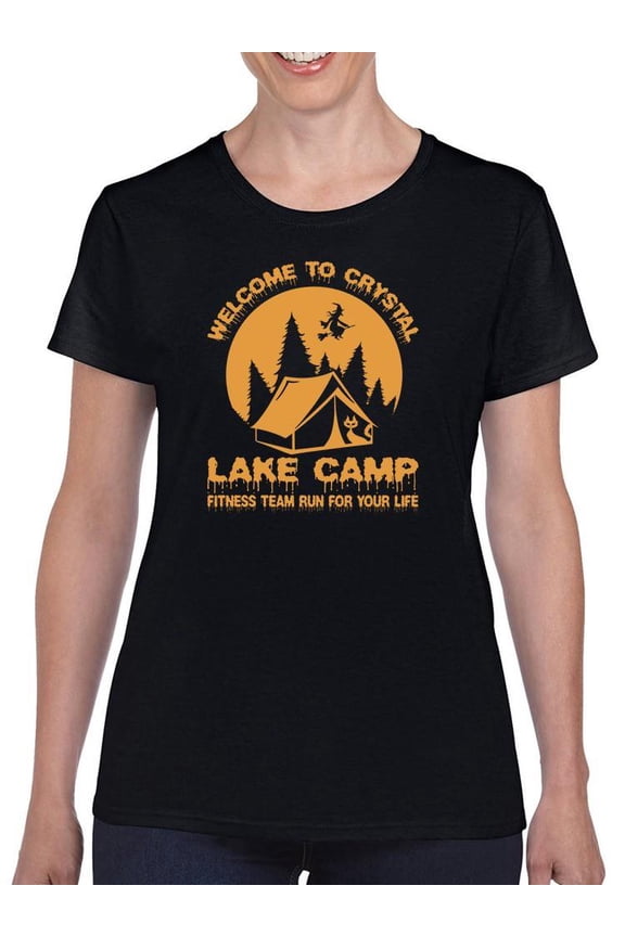 Welcome To Crystal Lake Camp T-Shirt Women -Image by Shutterstock, Female Medium