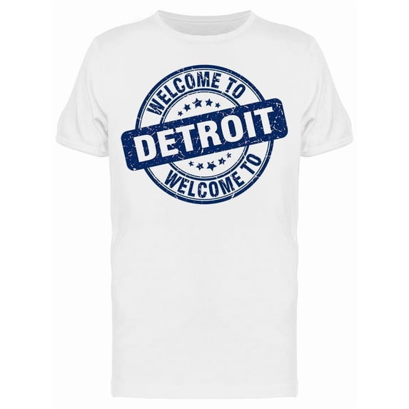 Welcome To Detroit Graphic Tee Men's -Image by Shutterstock