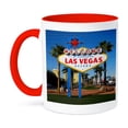 thumbnail image 1 of 3dRose, Welcome To Fabulous Las Vegas, NV, 11oz Two-Tone Red Mug, 1 of 7