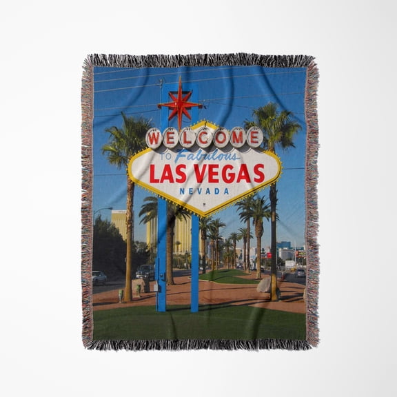 Welcome To Fabulous Las Vegas, Nv, Woven Blanket