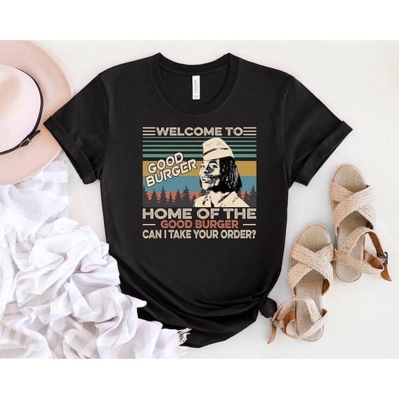Welcome To Good Burger Home Of The Good Burger Vintage T-Shirt, Kel Mitchell Shirt, Good Sayings In The Movie Shirt