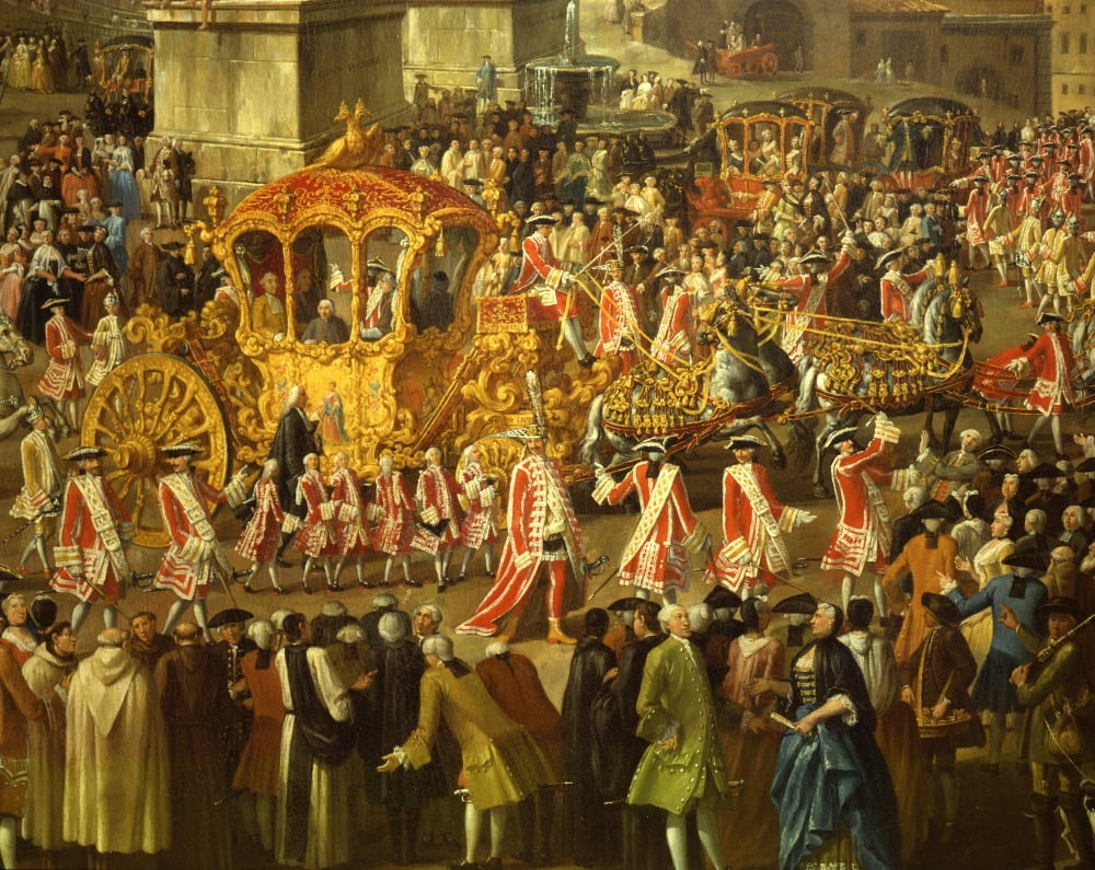 Welcome To Marshal Clerici At The Quirinale Canvas Art - (36 x 24)