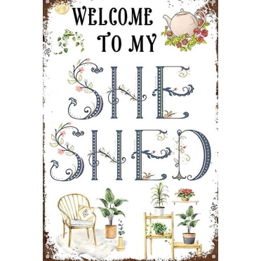 Personalized She Shed Sign, Established Date Sign, She Shed Gift For Her