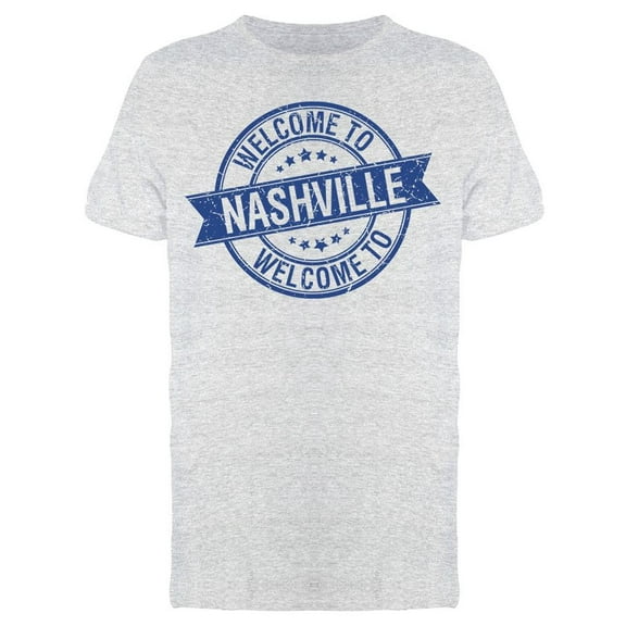 Welcome To Nashville Symbol T-Shirt Men -Image by Shutterstock, Male Medium