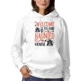 thumbnail image 1 of Welcome To Our Haunted House Hoodie Women -Image by Shutterstock, Female x-Large, 1 of 4