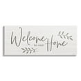 thumbnail image 1 of Welcome To Our Home Country Sign Typography Graphic Art Gallery Wrapped Canvas Print Wall Art, 1 of 7